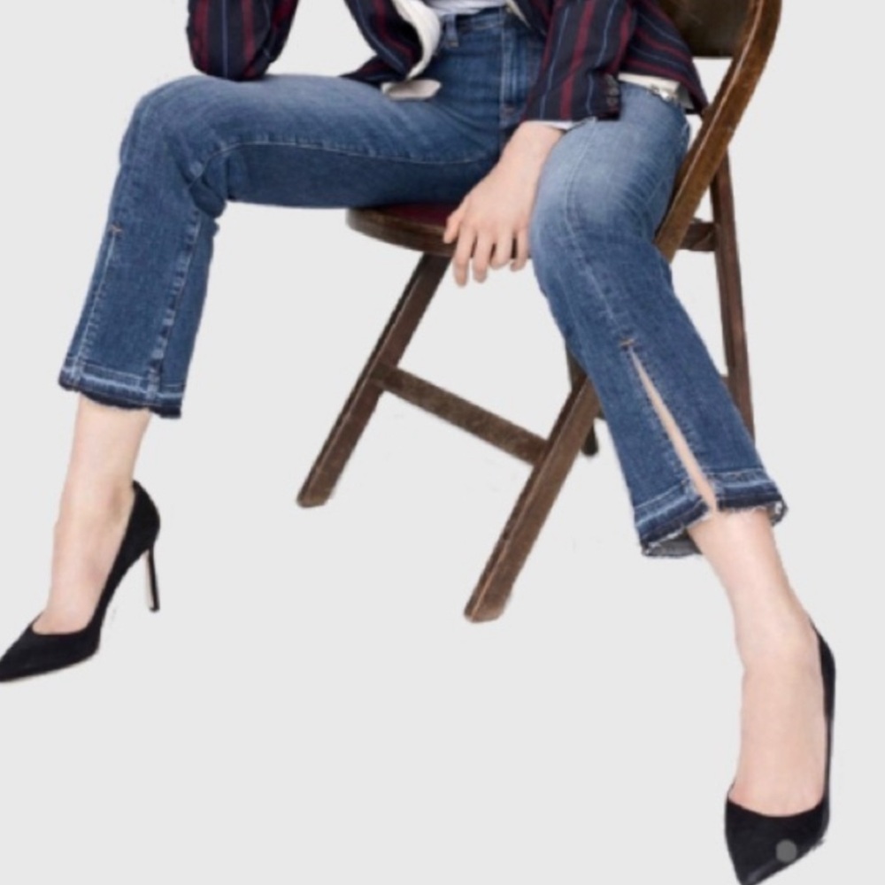 Frame Denim Le Nouveau Split Hem Straight Leg Jeans